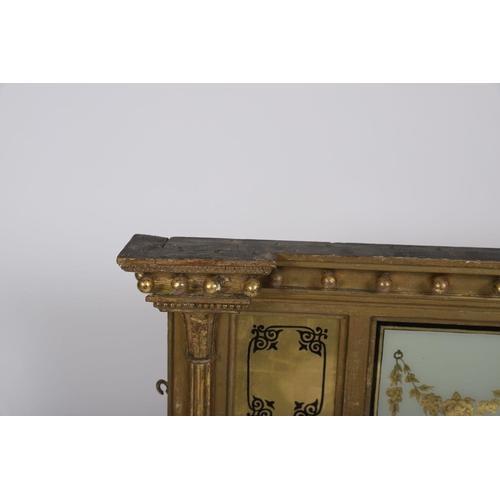 250 - REGENCY GILT FRAME OVERMANTEL MIRROR