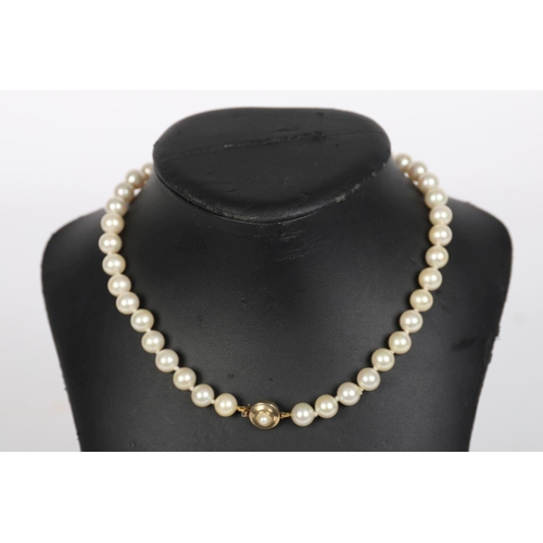 283 - CULTURED PEARL NECKLACE