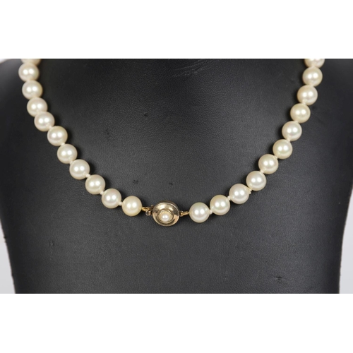 283 - CULTURED PEARL NECKLACE