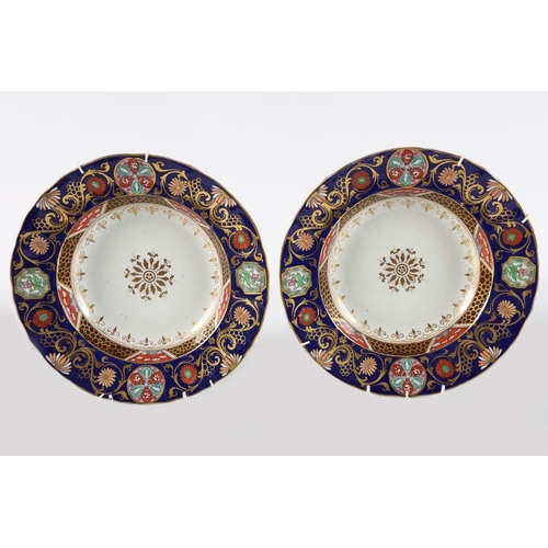 341 - PAIR OF 19TH-CENTURY IRONSTONE PLATES