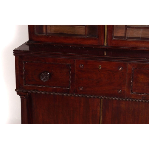 358 - REGENCY MAHOGANY BOOKCASE