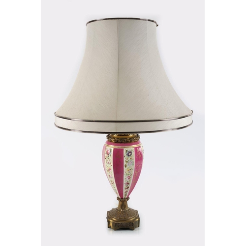 364 - 19TH-CENTURY ORMOLU MOUNTED TABLE LAMP