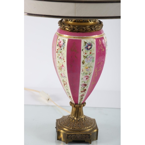 364 - 19TH-CENTURY ORMOLU MOUNTED TABLE LAMP