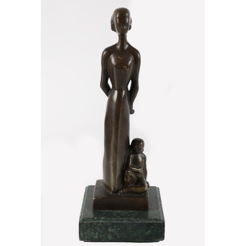 367 - 20TH-CENTURY BRONZE SCULPTURE