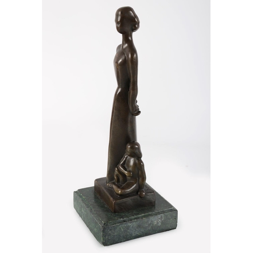 367 - 20TH-CENTURY BRONZE SCULPTURE