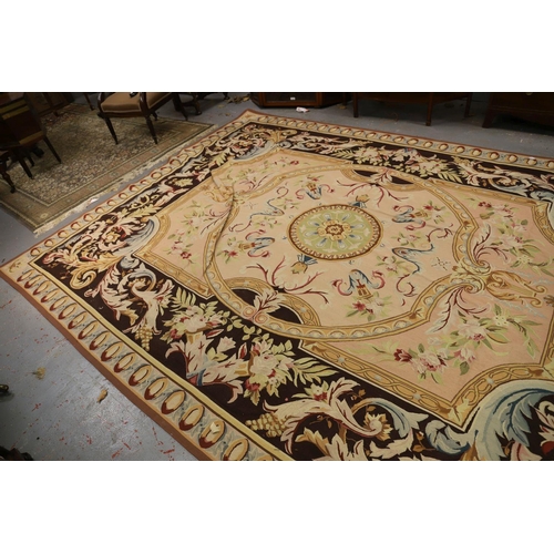 4 - LARGE AUBUSSON CARPET