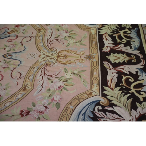 4 - LARGE AUBUSSON CARPET