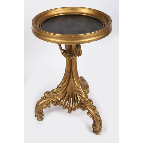 40 - 19TH-CENTURY CARVED GILTWOOD TABLE