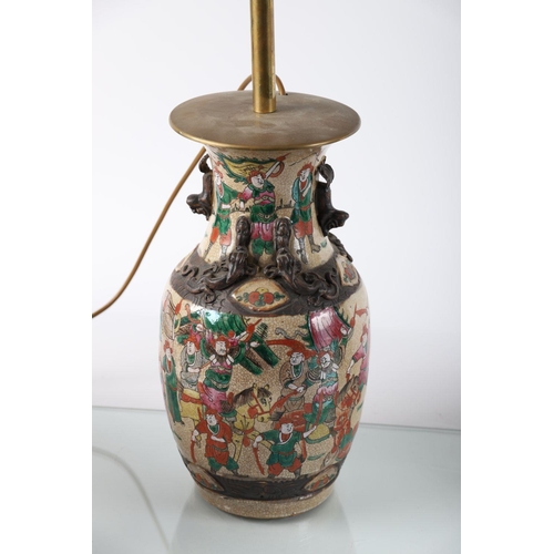 422 - 2 19TH-CENTURY CHINESE VASE STEMMED VASES