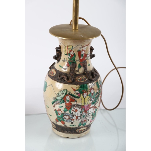 422 - 2 19TH-CENTURY CHINESE VASE STEMMED VASES