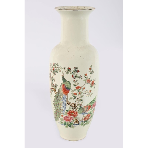 426 - EARLY 20TH-CENTURY JAPANESE POLYCHROME VASE