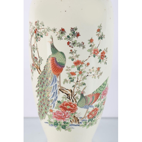 426 - EARLY 20TH-CENTURY JAPANESE POLYCHROME VASE