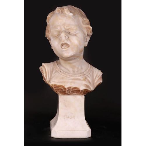 441 - 19TH-CENTURY ITALIAN ALABASTER SCULPTURE