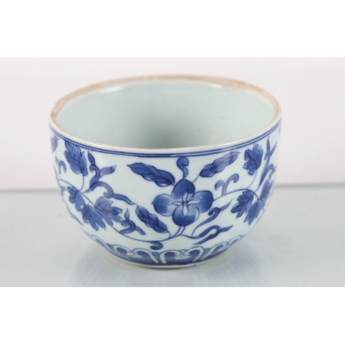 442 - CHINESE BLUE AND WHITE BOWL