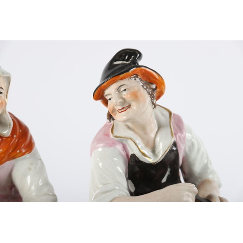 456 - PAIR 19TH-CENTURY STAFFORDSHIRE FIGURES