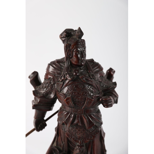 477 - 19TH-CENTURY CARVED JAPANESE FIGURE