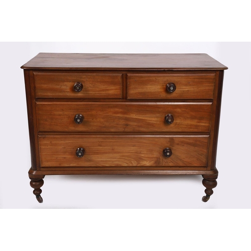 523 - PAIR OF 19TH-CENTURY MAHOGANY CHESTS