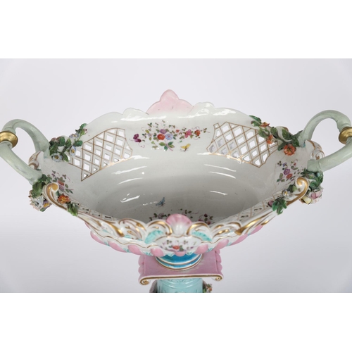 537 - 19TH-CENTURY GERMAN PORCELAIN CENTREPIECE