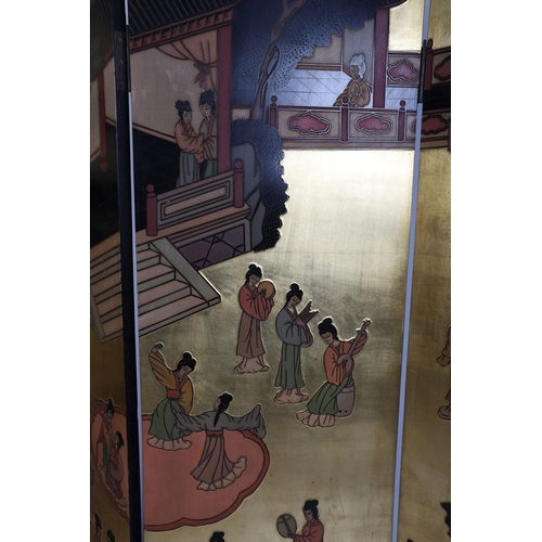 578 - LATE CHINESE QING FOUR-FOLD SCREEN