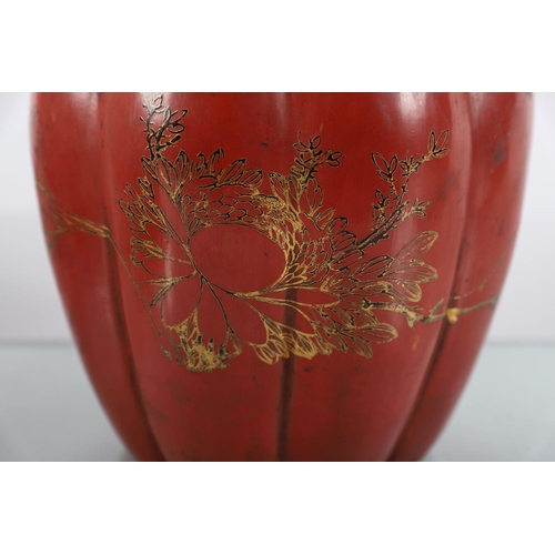 587 - 19TH-CENTURY JAPANESE LACQUERED URN