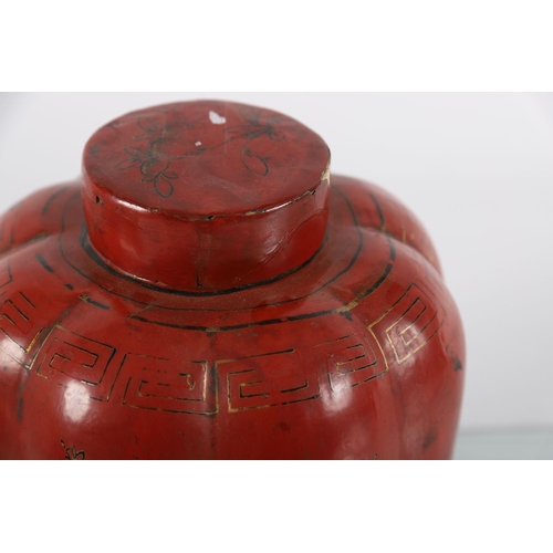 587 - 19TH-CENTURY JAPANESE LACQUERED URN