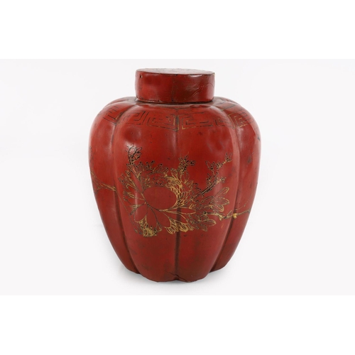 587 - 19TH-CENTURY JAPANESE LACQUERED URN