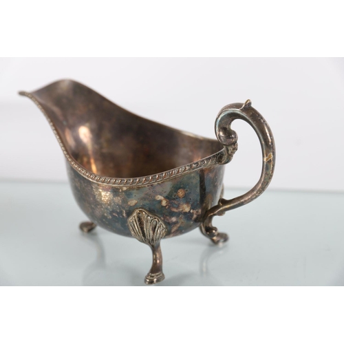 648 - SHEFFIELD SILVER-PLATED SAUCE BOAT