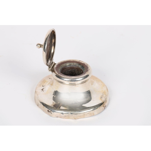 661 - SILVER INKWELL