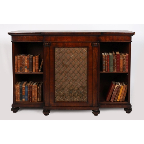 67 - REGENCY MAHOGANY LIBRARY BOOKCASE