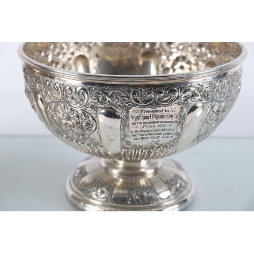 671 - PAIR SHEFFIELD SILVER-PLATED PUNCH BOWLS