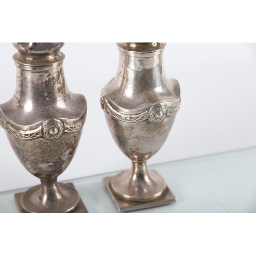 678 - PAIR SILVER SUGAR SHAKERS