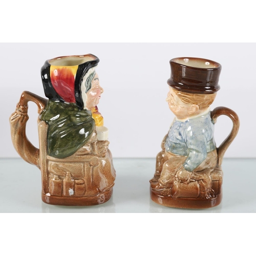 686 - TWO SMALL ROYAL DOULTON CHARACTER JUGS