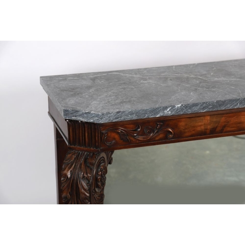 1 - IMPORTANT WILLIAM IV MAHOGANY CONSOLE TABLE, CIRCA 1830