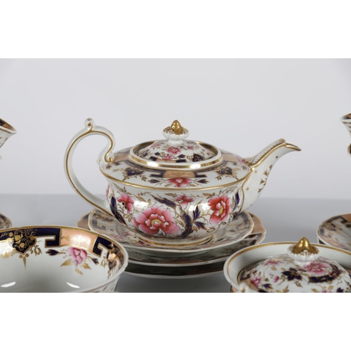 108 - 31-PIECE RIDGWAY IRONSTONE TEA & COFFEE SERVICE