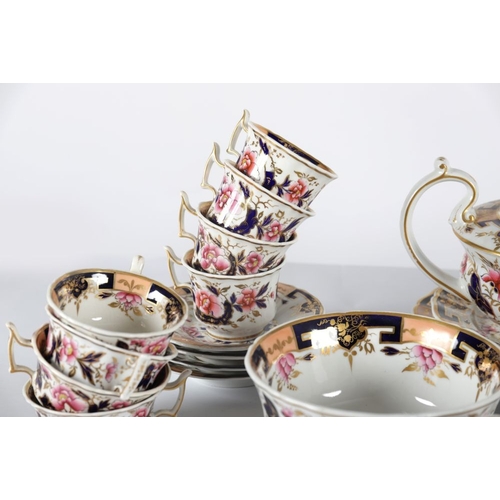 108 - 31-PIECE RIDGWAY IRONSTONE TEA & COFFEE SERVICE