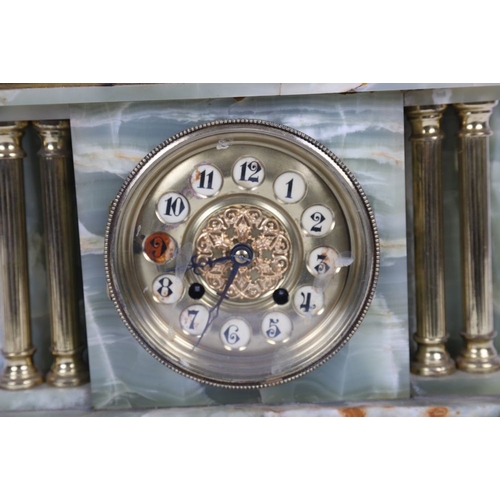 120 - 19TH-CENTURY FRENCH MANTEL CLOCK