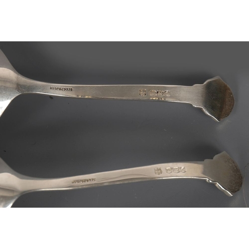 1358 - PAIR OF SILVER SAUCE LADLES