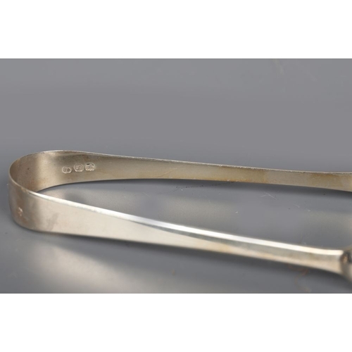 1360 - SILVER SUGAR TONGS