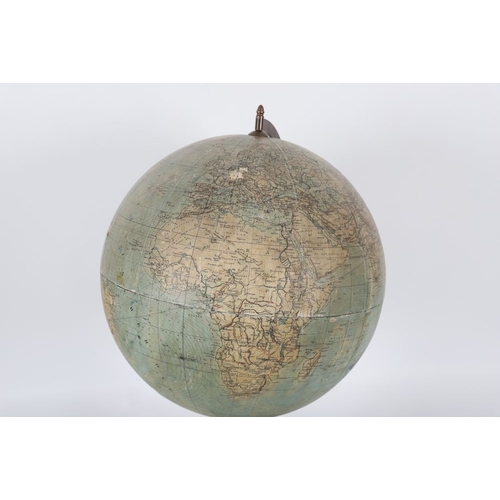 148 - LARGE ERDGLOBUS LIBRARY TERRESTRIAL GLOBE ON STAND