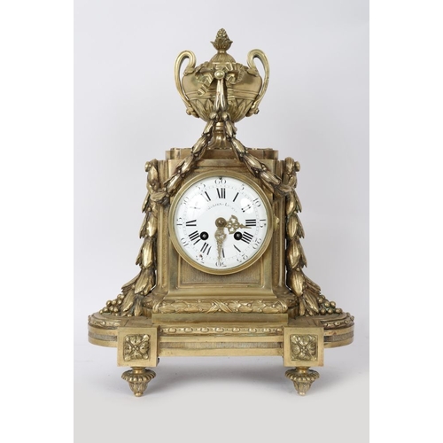 16 - 19TH-CENTURY JAPY FRERES PARIS ORMOLU MANTEL CLOCK