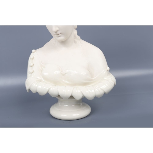 169 - 2ND PERIOD BELLEEK BUST OF CLYTIE