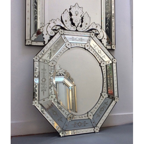 25 - EARLY 20TH-CENTURY VENETIAN PIER GLASS