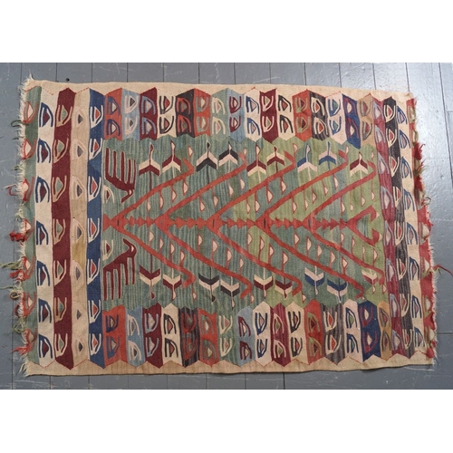 275 - SOUTH AMERICAN FLAT WEAVE RUG