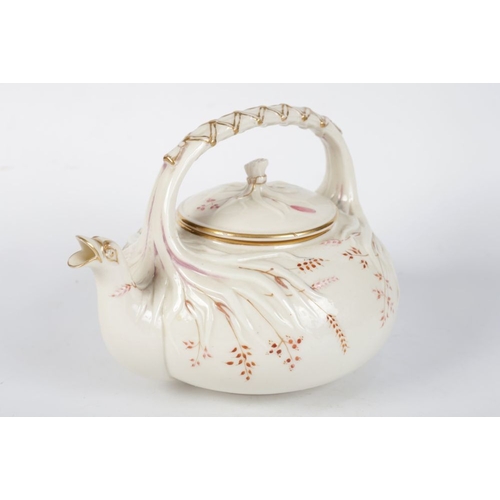 280 - FIRST PERIOD BELLEEK TEAPOT