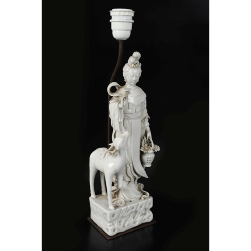 282 - CHINESE BLANC DE CHINE GUANYIN