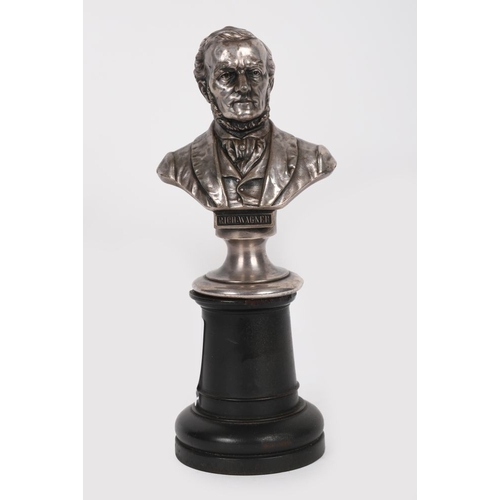 289 - SILVER GILT BRONZE BUST OF WAGNER