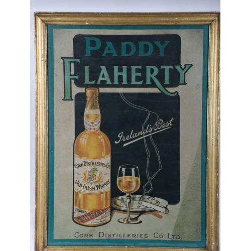 307 - CORK DISTILLERIES CO. OLD IRISH WHISKEY ADVERTISING POSTER