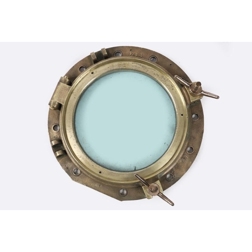 312 - BRASS FRAMED PORTHOLE