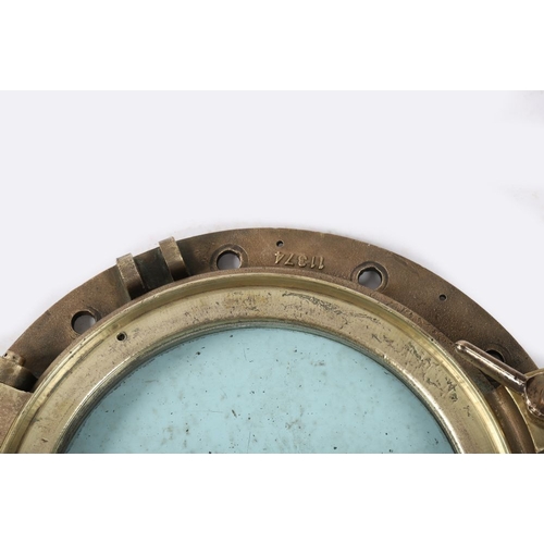 312 - BRASS FRAMED PORTHOLE