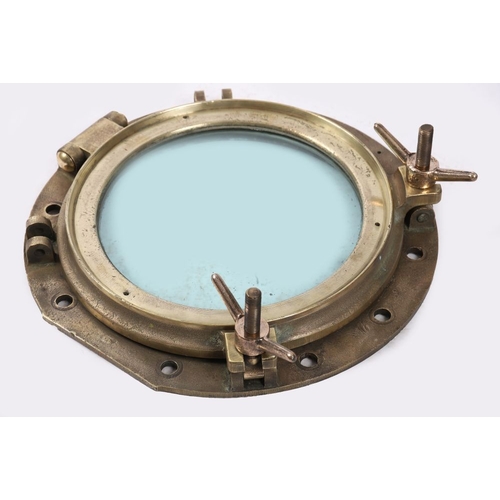 312 - BRASS FRAMED PORTHOLE